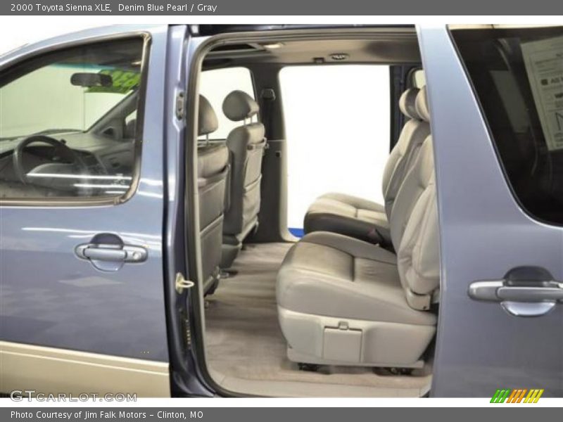 Denim Blue Pearl / Gray 2000 Toyota Sienna XLE