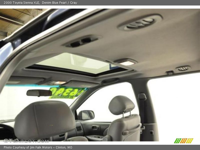 Denim Blue Pearl / Gray 2000 Toyota Sienna XLE
