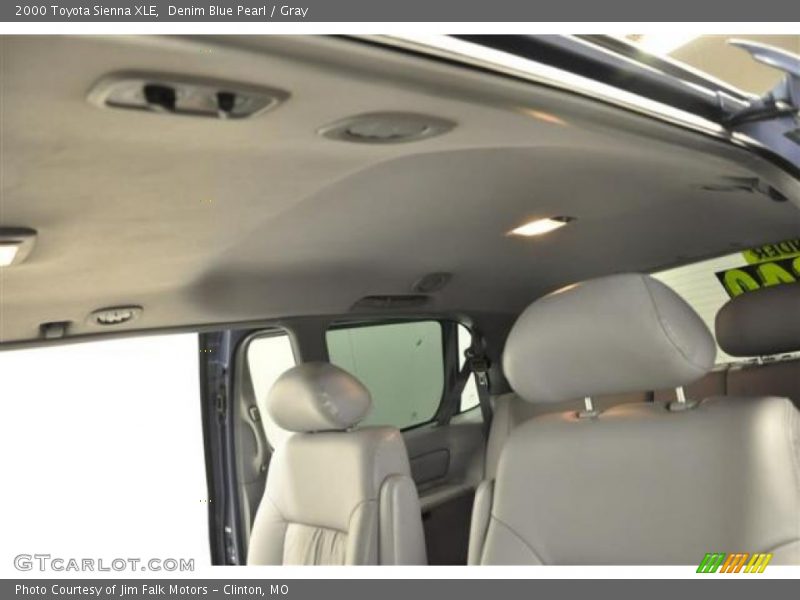Denim Blue Pearl / Gray 2000 Toyota Sienna XLE
