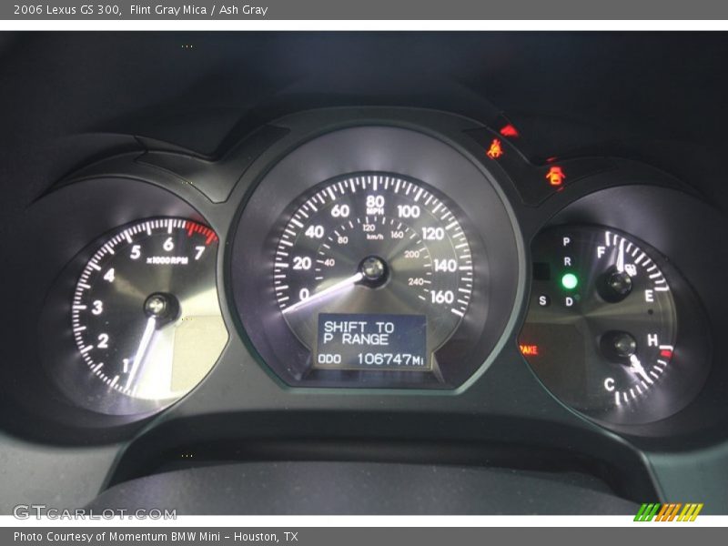 Flint Gray Mica / Ash Gray 2006 Lexus GS 300
