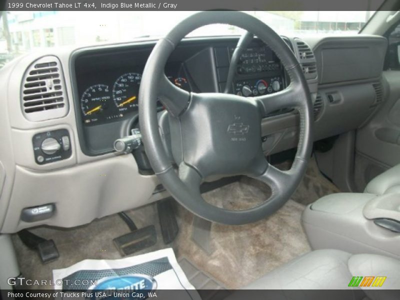 Indigo Blue Metallic / Gray 1999 Chevrolet Tahoe LT 4x4