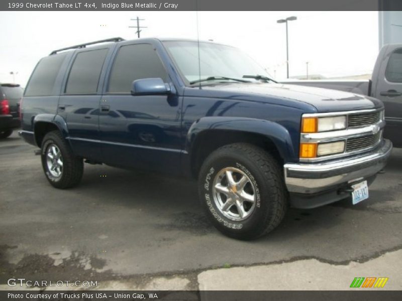 Indigo Blue Metallic / Gray 1999 Chevrolet Tahoe LT 4x4