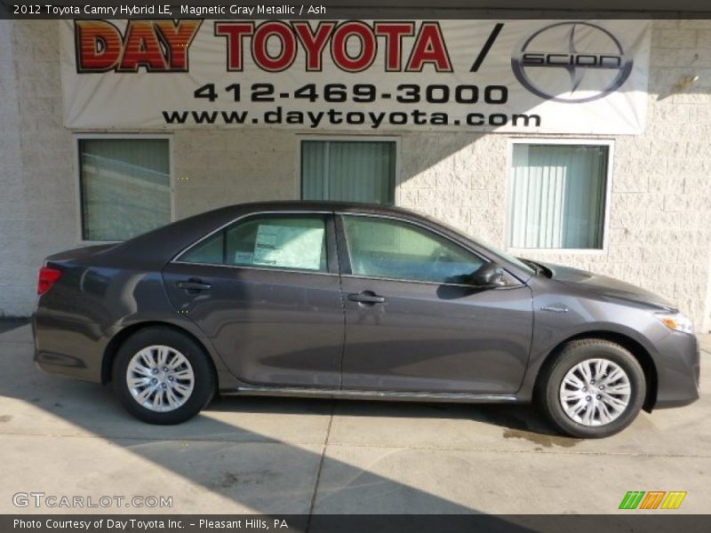 Magnetic Gray Metallic / Ash 2012 Toyota Camry Hybrid LE