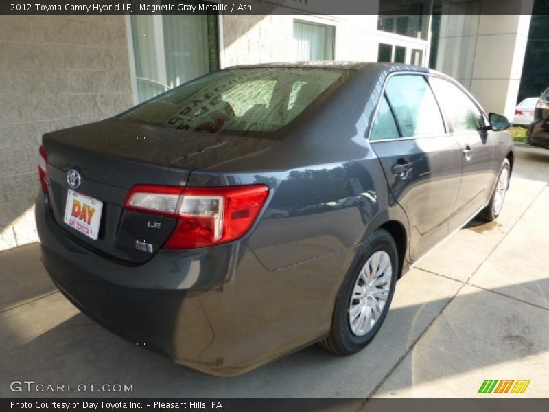 Magnetic Gray Metallic / Ash 2012 Toyota Camry Hybrid LE