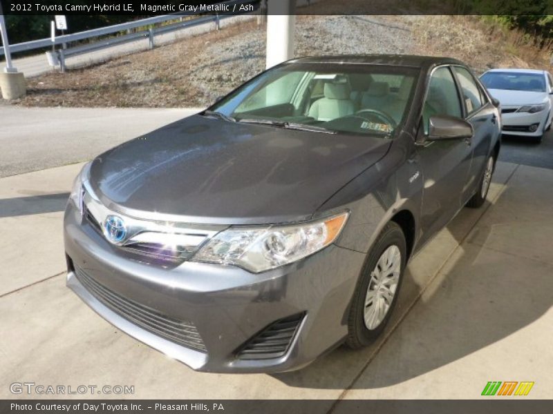 Magnetic Gray Metallic / Ash 2012 Toyota Camry Hybrid LE