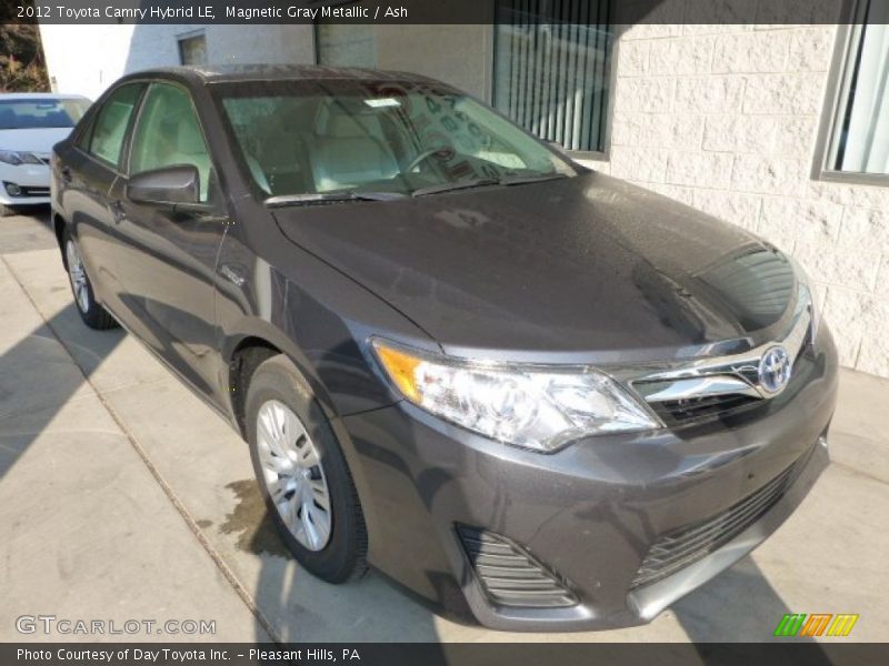 Magnetic Gray Metallic / Ash 2012 Toyota Camry Hybrid LE