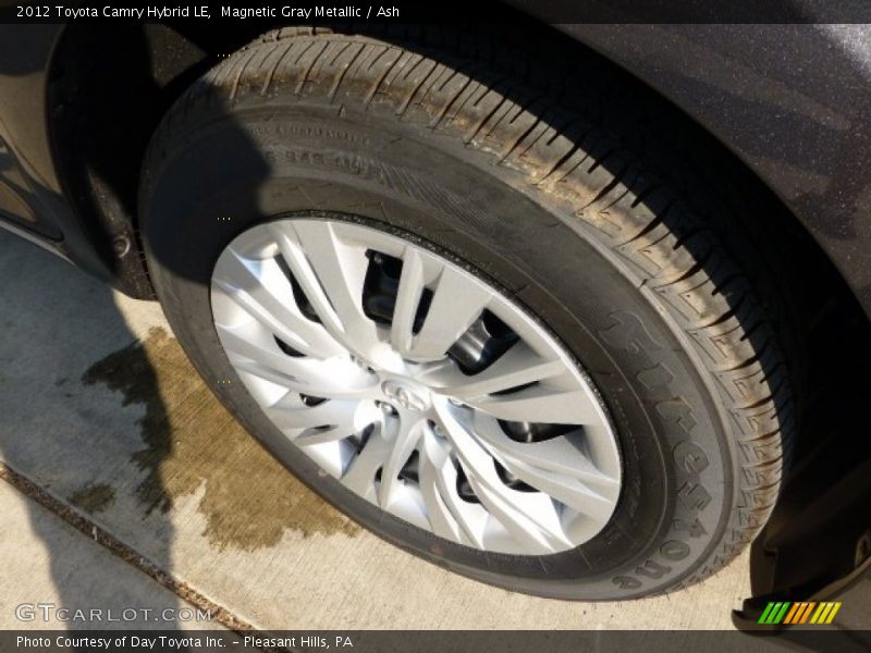 Magnetic Gray Metallic / Ash 2012 Toyota Camry Hybrid LE