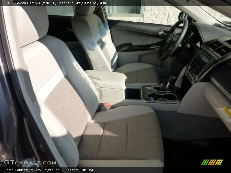 Magnetic Gray Metallic / Ash 2012 Toyota Camry Hybrid LE