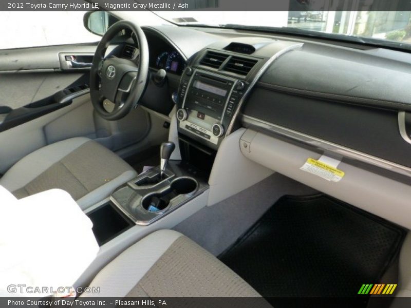 Magnetic Gray Metallic / Ash 2012 Toyota Camry Hybrid LE