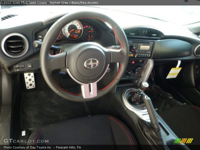 Asphalt Gray / Black/Red Accents 2013 Scion FR-S Sport Coupe