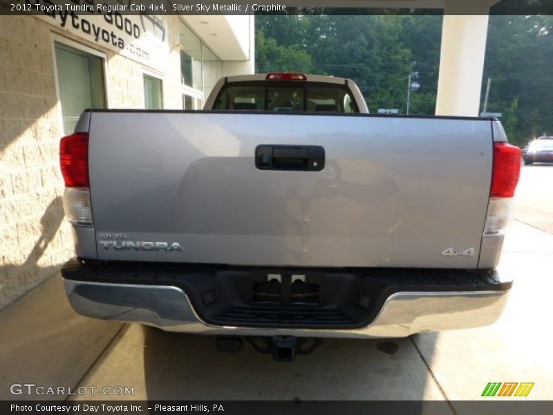 Silver Sky Metallic / Graphite 2012 Toyota Tundra Regular Cab 4x4
