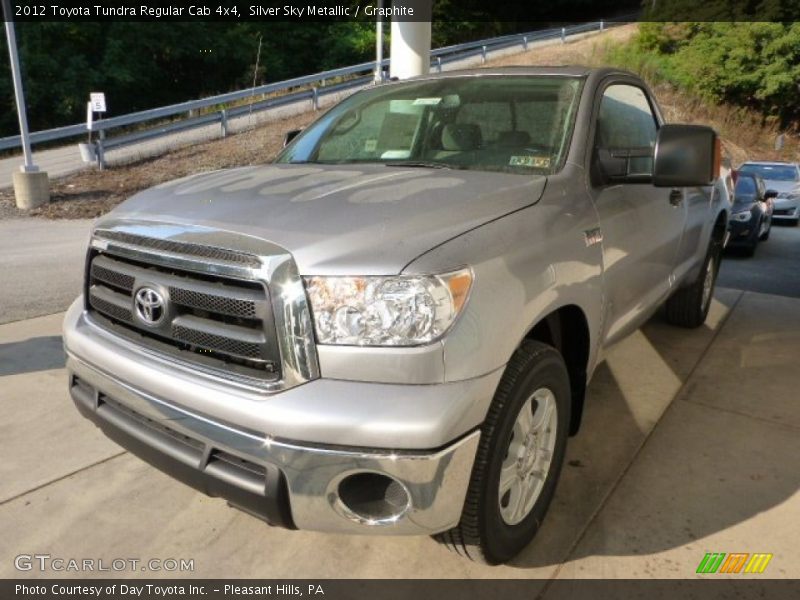 Silver Sky Metallic / Graphite 2012 Toyota Tundra Regular Cab 4x4