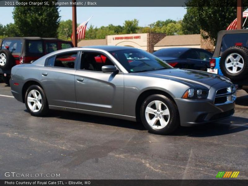 Tungsten Metallic / Black 2011 Dodge Charger SE