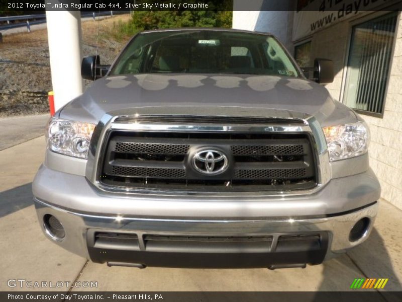 Silver Sky Metallic / Graphite 2012 Toyota Tundra Regular Cab 4x4