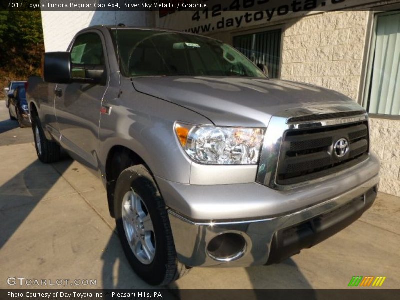 Silver Sky Metallic / Graphite 2012 Toyota Tundra Regular Cab 4x4