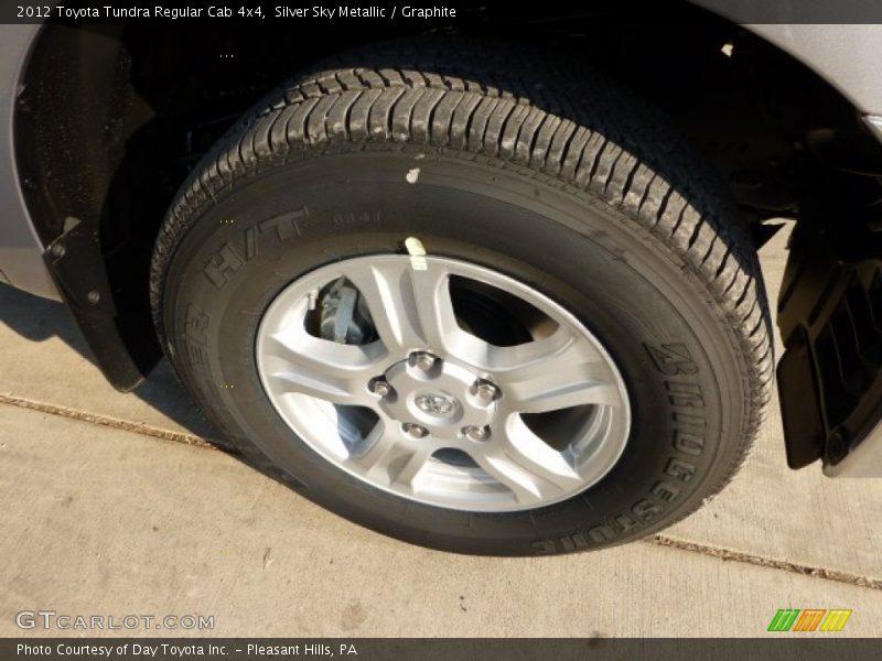 Silver Sky Metallic / Graphite 2012 Toyota Tundra Regular Cab 4x4