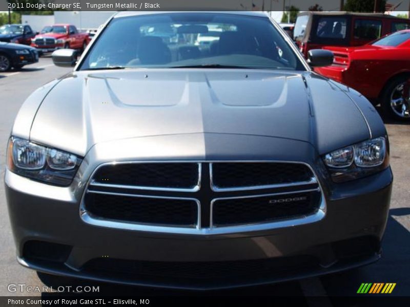 Tungsten Metallic / Black 2011 Dodge Charger SE