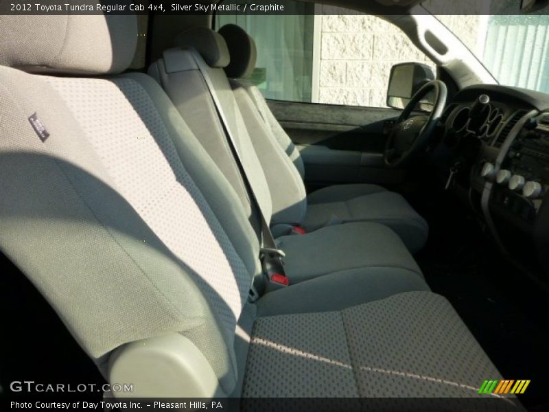 Silver Sky Metallic / Graphite 2012 Toyota Tundra Regular Cab 4x4