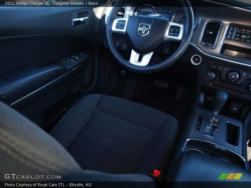Tungsten Metallic / Black 2011 Dodge Charger SE