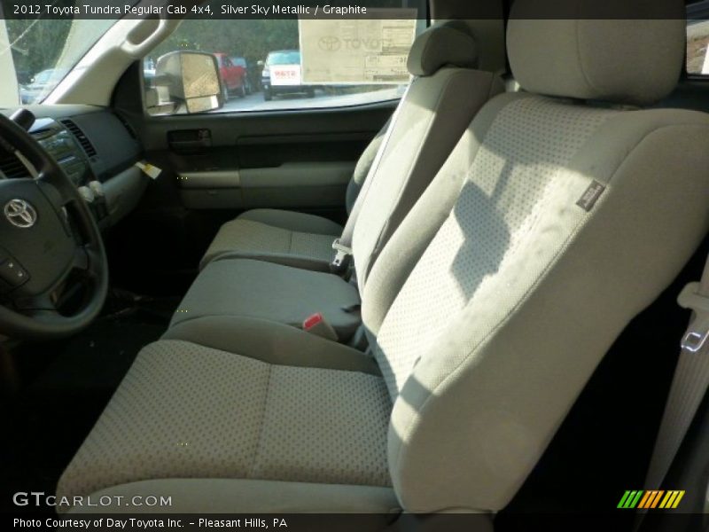 Silver Sky Metallic / Graphite 2012 Toyota Tundra Regular Cab 4x4