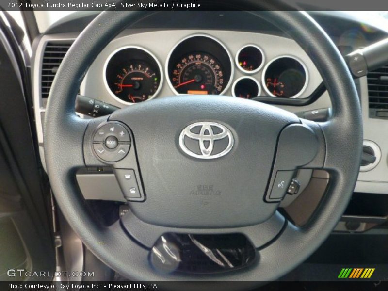 Silver Sky Metallic / Graphite 2012 Toyota Tundra Regular Cab 4x4