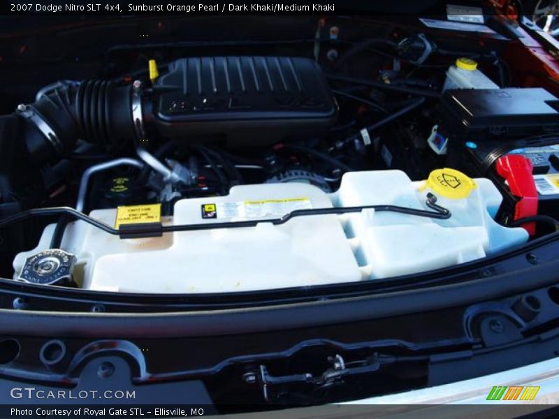 Sunburst Orange Pearl / Dark Khaki/Medium Khaki 2007 Dodge Nitro SLT 4x4