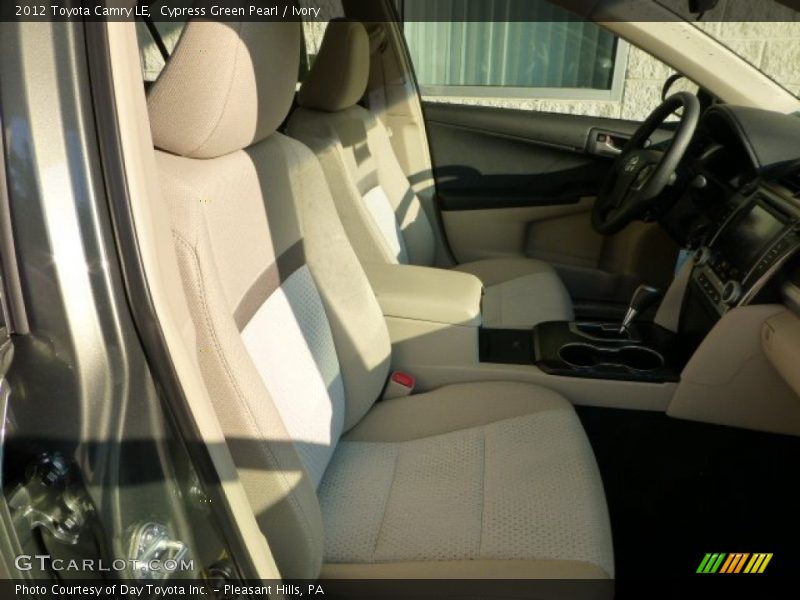 Cypress Green Pearl / Ivory 2012 Toyota Camry LE