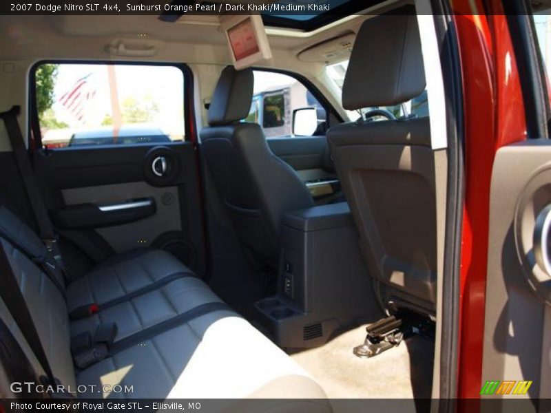 Sunburst Orange Pearl / Dark Khaki/Medium Khaki 2007 Dodge Nitro SLT 4x4