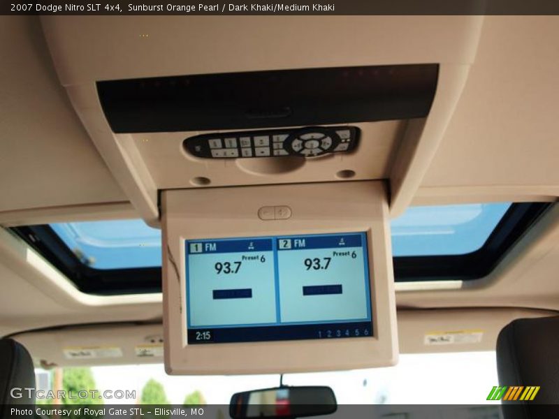Sunburst Orange Pearl / Dark Khaki/Medium Khaki 2007 Dodge Nitro SLT 4x4