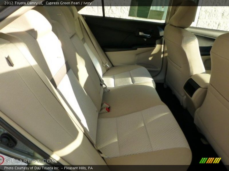 Cypress Green Pearl / Ivory 2012 Toyota Camry LE