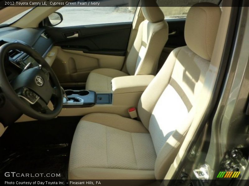 Cypress Green Pearl / Ivory 2012 Toyota Camry LE