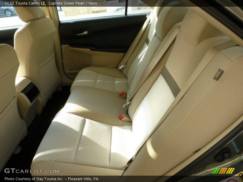 Cypress Green Pearl / Ivory 2012 Toyota Camry LE