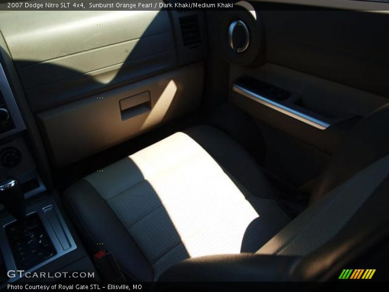 Sunburst Orange Pearl / Dark Khaki/Medium Khaki 2007 Dodge Nitro SLT 4x4
