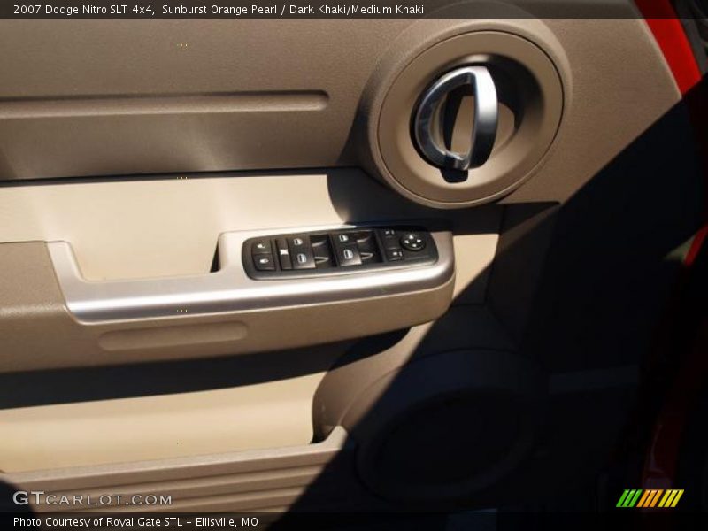 Sunburst Orange Pearl / Dark Khaki/Medium Khaki 2007 Dodge Nitro SLT 4x4