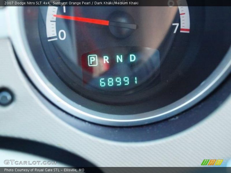 Sunburst Orange Pearl / Dark Khaki/Medium Khaki 2007 Dodge Nitro SLT 4x4
