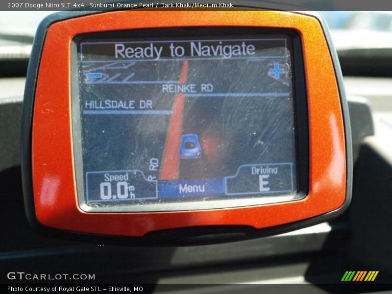 Sunburst Orange Pearl / Dark Khaki/Medium Khaki 2007 Dodge Nitro SLT 4x4