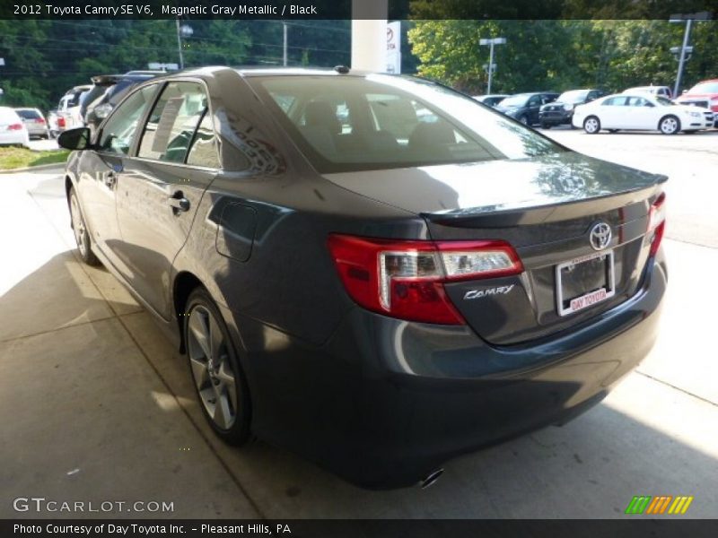 Magnetic Gray Metallic / Black 2012 Toyota Camry SE V6
