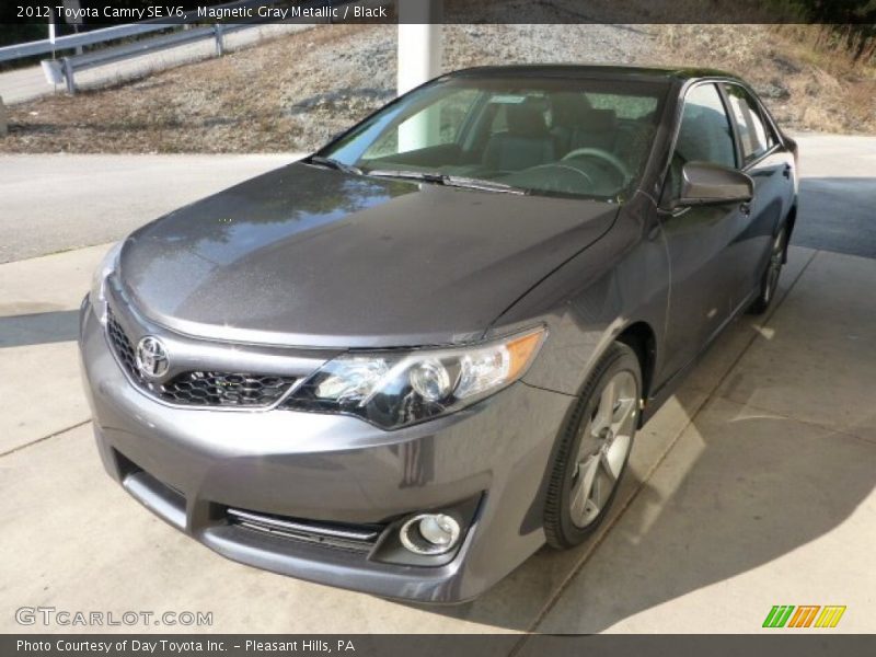 Magnetic Gray Metallic / Black 2012 Toyota Camry SE V6