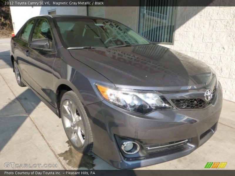 Magnetic Gray Metallic / Black 2012 Toyota Camry SE V6