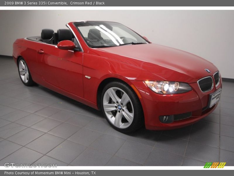 Crimson Red / Black 2009 BMW 3 Series 335i Convertible