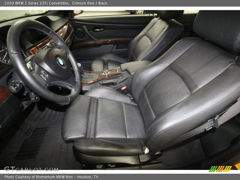 Front Seat of 2009 3 Series 335i Convertible