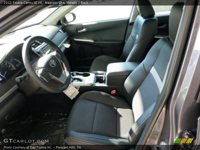 Magnetic Gray Metallic / Black 2012 Toyota Camry SE V6