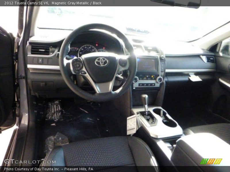 Magnetic Gray Metallic / Black 2012 Toyota Camry SE V6