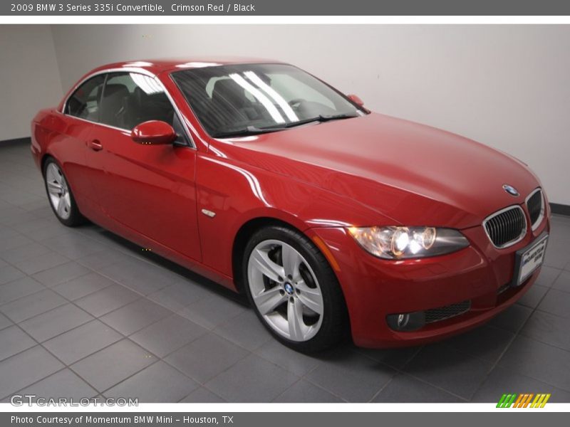 Crimson Red / Black 2009 BMW 3 Series 335i Convertible