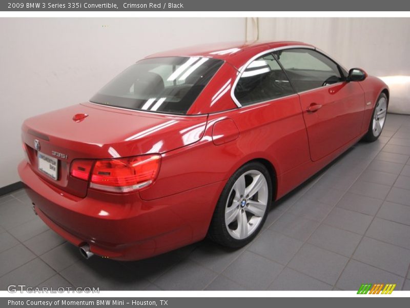 Crimson Red / Black 2009 BMW 3 Series 335i Convertible