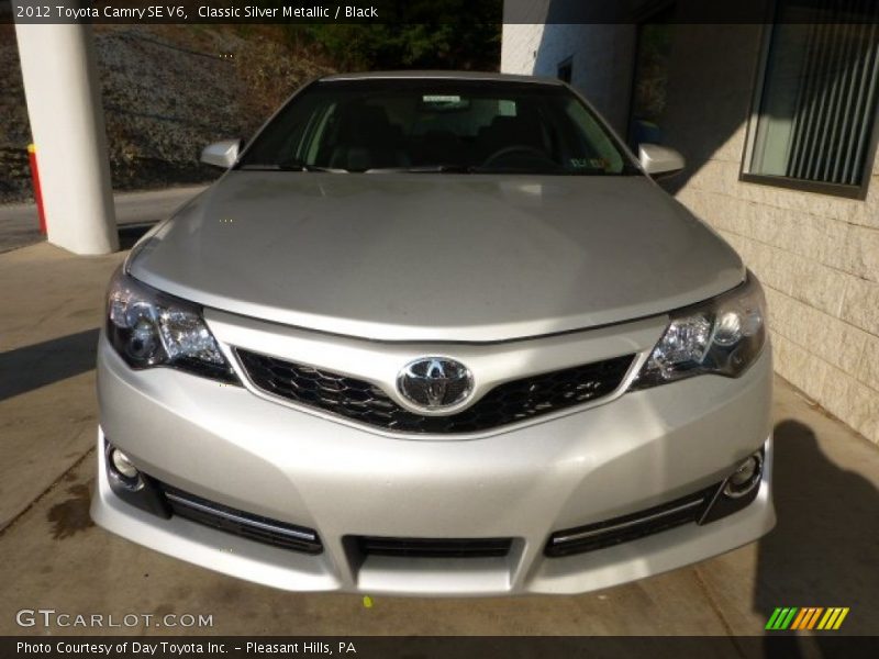 Classic Silver Metallic / Black 2012 Toyota Camry SE V6