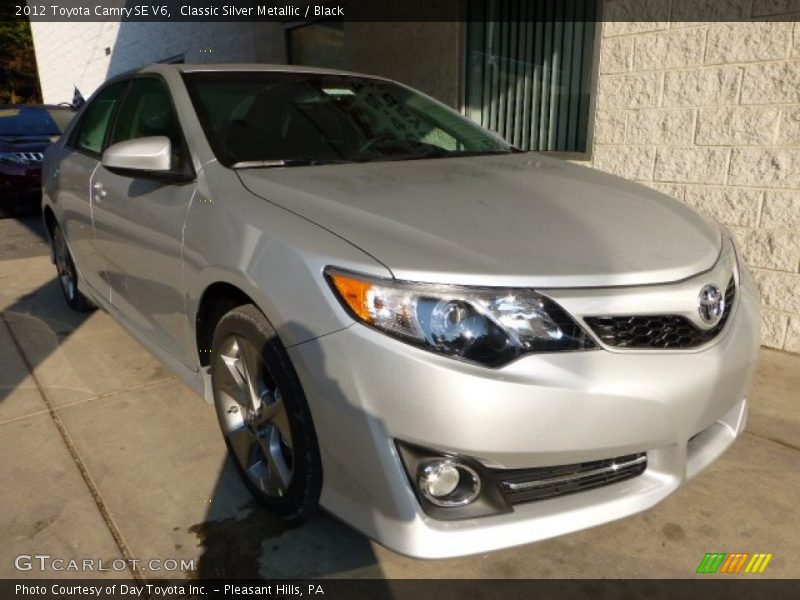 Classic Silver Metallic / Black 2012 Toyota Camry SE V6
