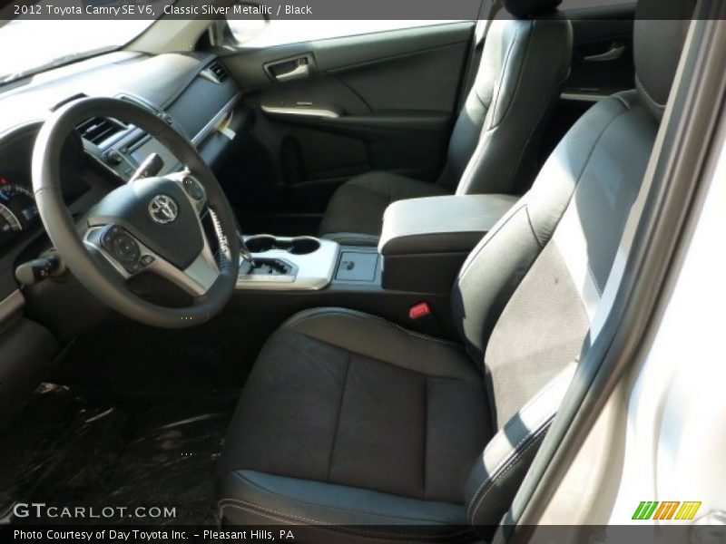 Classic Silver Metallic / Black 2012 Toyota Camry SE V6