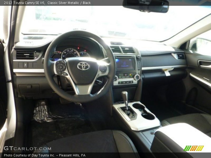 Classic Silver Metallic / Black 2012 Toyota Camry SE V6