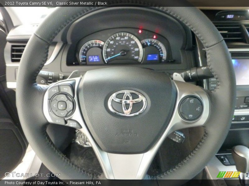 Classic Silver Metallic / Black 2012 Toyota Camry SE V6